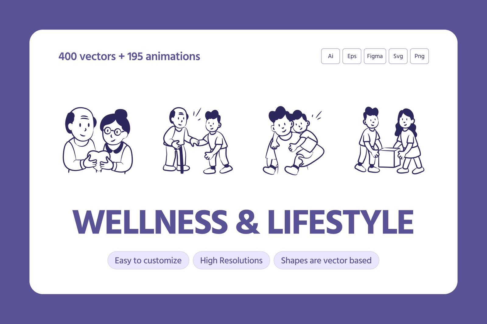 Wellness and Lifestyle Icons Bundle