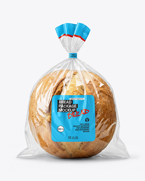 Wheat Sourdough Bread Package Mockup