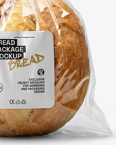 Wheat Sourdough Bread Package Mockup