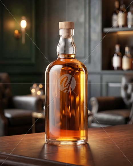 Whiskey Bottle Mockup
