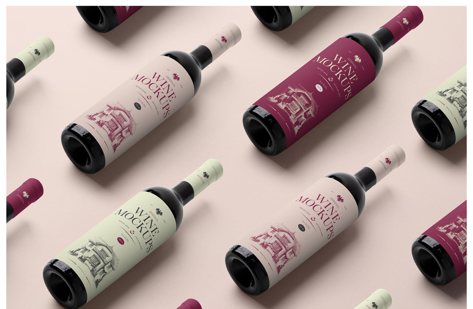 Wine Mockups - Studio Scenes