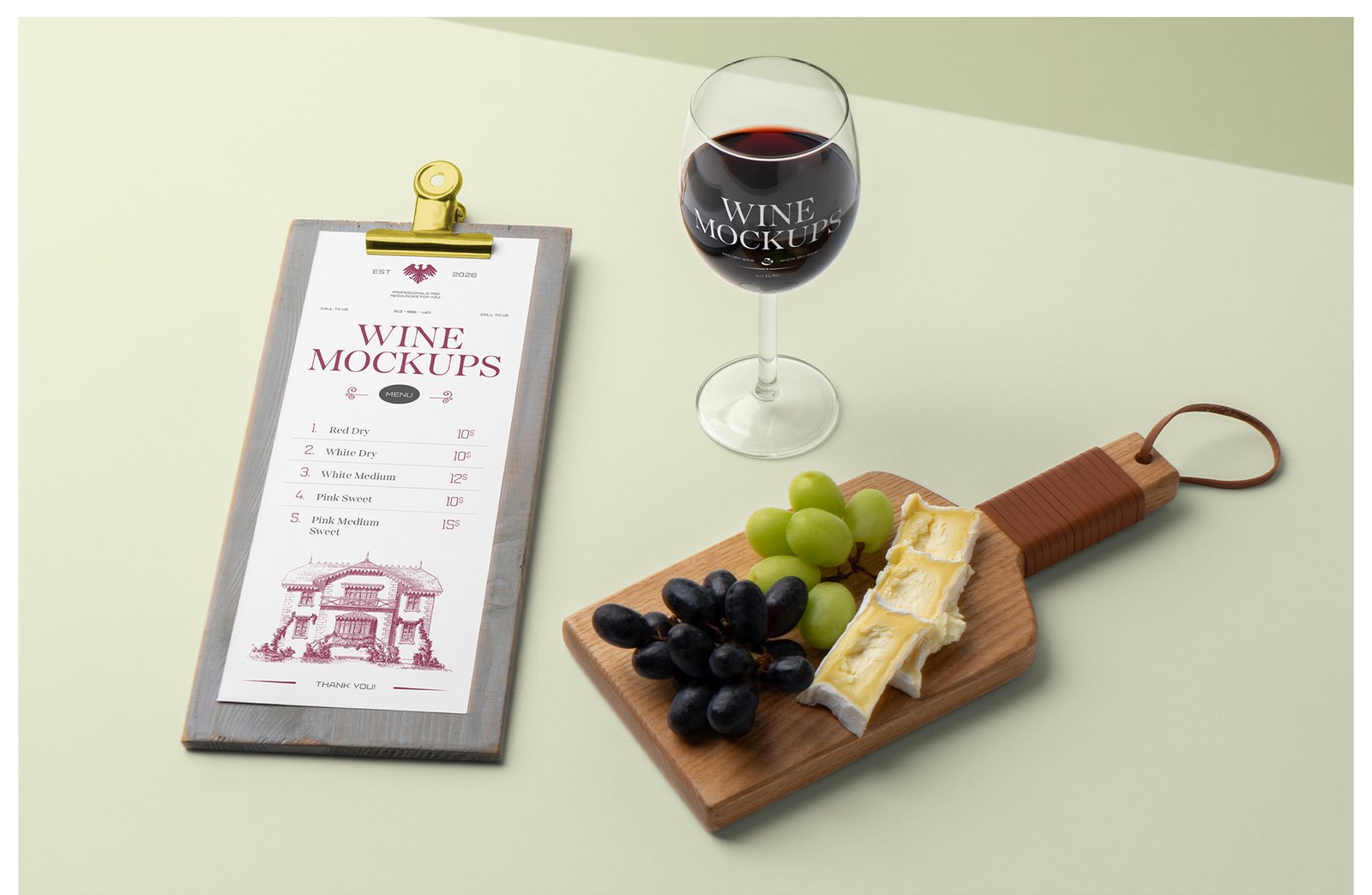 Wine Mockups - Studio Scenes