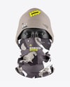 Winter Hat & Neck Gaiter Mockup - Front View