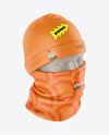 Winter Hat & Neck Gaiter Mockup - Right Half Side View