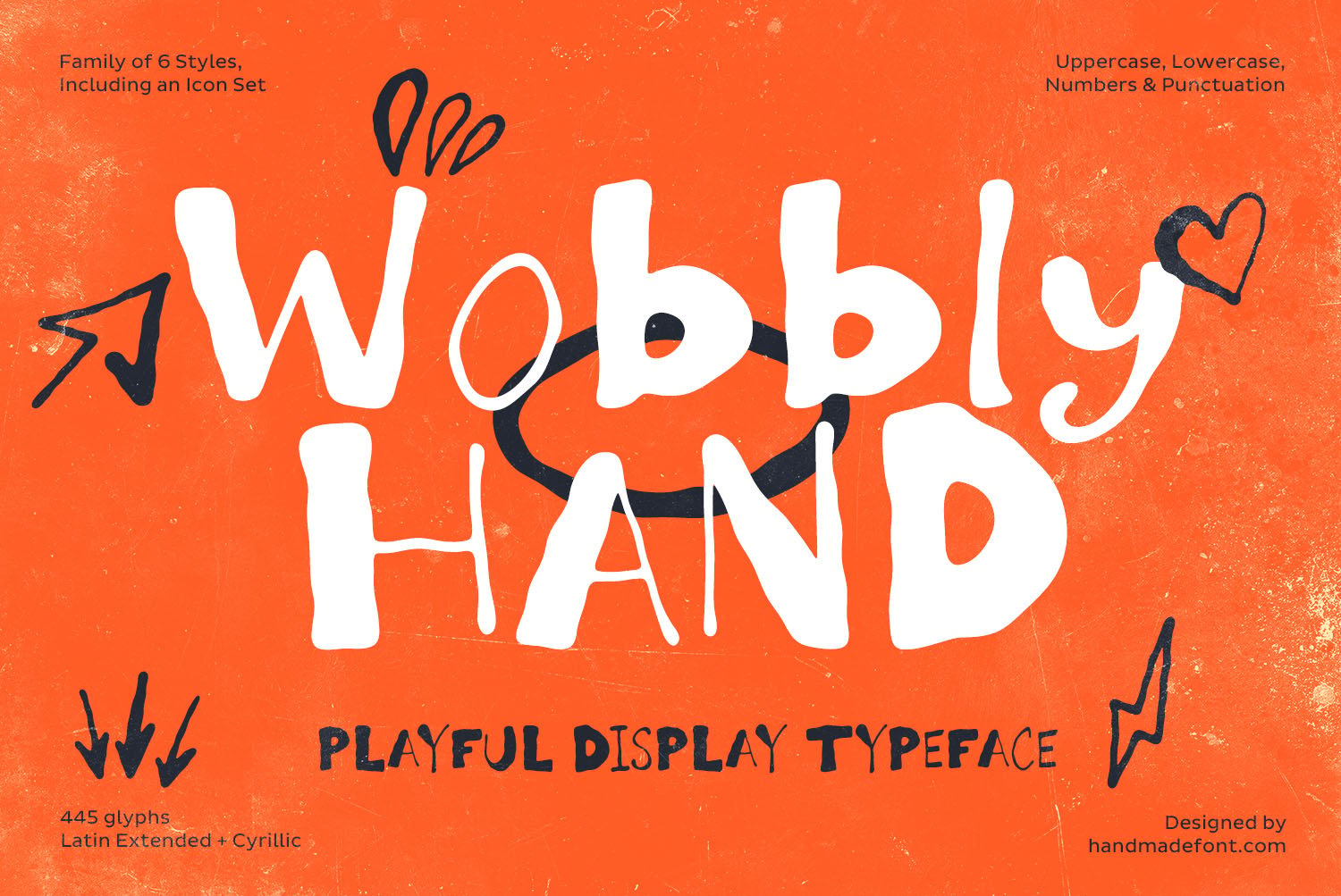Wobbly Hand Font