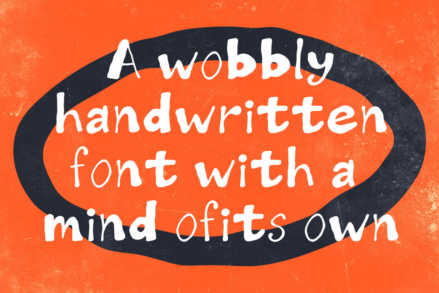 Wobbly Hand Font
