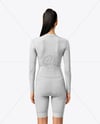 Woman Wearing Cycling Suit Mockup