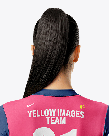 Woman Wearing Cycling Suit Mockup