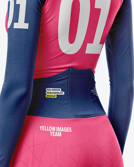 Woman Wearing Cycling Suit Mockup