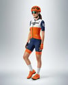 Woman Wearing Full Cycling Kit Mockup