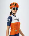 Woman Wearing Full Cycling Kit Mockup