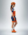 Woman Wearing Full Cycling Kit Mockup