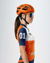 Woman Wearing Full Cycling Kit Mockup