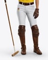 Woman Wearing Full Polo Kit Mockup