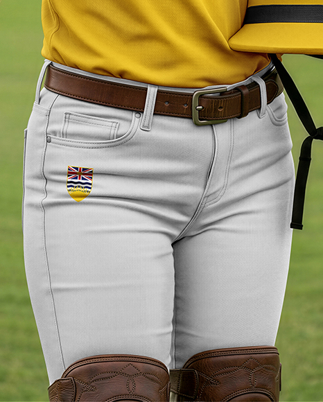 Woman Wearing Full Polo Kit Mockup