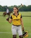 Woman Wearing Full Polo Kit Mockup