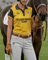 Woman Wearing Full Polo Kit with Horse Mockup
