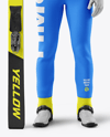 Woman Wearing Full Ski Jumping Kit Mockup