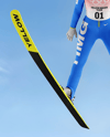 Woman Wearing Full Ski Jumping Kit Mockup