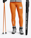 Woman Wearing Full Ski Kit Mockup