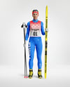 Woman Wearing Full Ski Kit Mockup