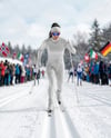 Woman Wearing Full Ski Kit Mockup