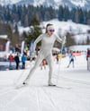 Woman Wearing Full Ski Kit Mockup