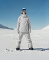 Woman Wearing Full Snowboard Kit Mockup