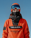 Woman Wearing Full Snowboard Kit Mockup