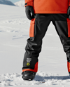 Woman Wearing Full Snowboard Kit Mockup