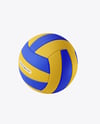 Woman Wearing Full Volleyball Kit with Ball Mockup