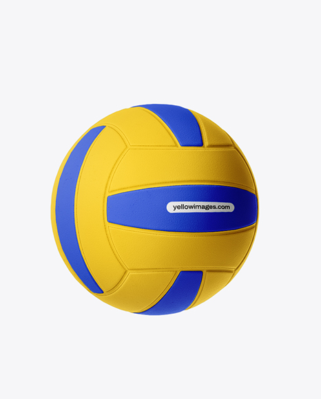 Woman Wearing Full Volleyball Kit with Ball Mockup