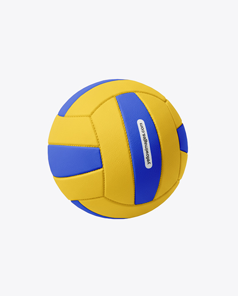 Woman Wearing Full Volleyball Kit with Ball Mockup