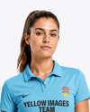 Woman Wearing Padel Tennis Uniform Mockup