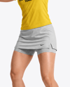 Woman Wearing Padel Tennis Uniform Mockup