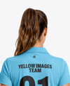 Woman Wearing Padel Tennis Uniform Mockup