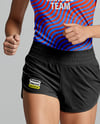 Woman Wearing Running Kit Mockup