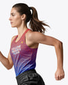Woman Wearing Running Kit Mockup