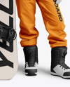 Woman Wearing Snowboard Kit Mockup