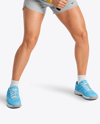 Woman Wearing Squash Uniform Mockup