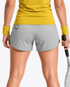 Woman Wearing Squash Uniform Mockup