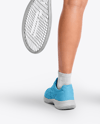 Woman Wearing Squash Uniform Mockup