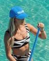 Woman Wearing Swimsuit with SUP Board Mockup