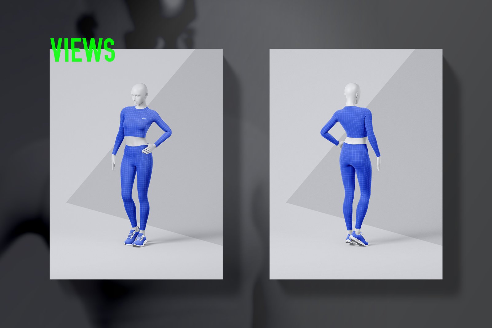 Women's Activewear Mockup Set