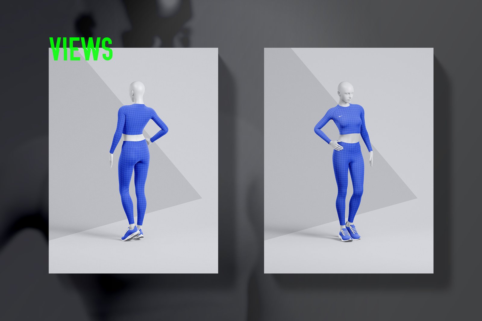 Women's Activewear Mockup Set