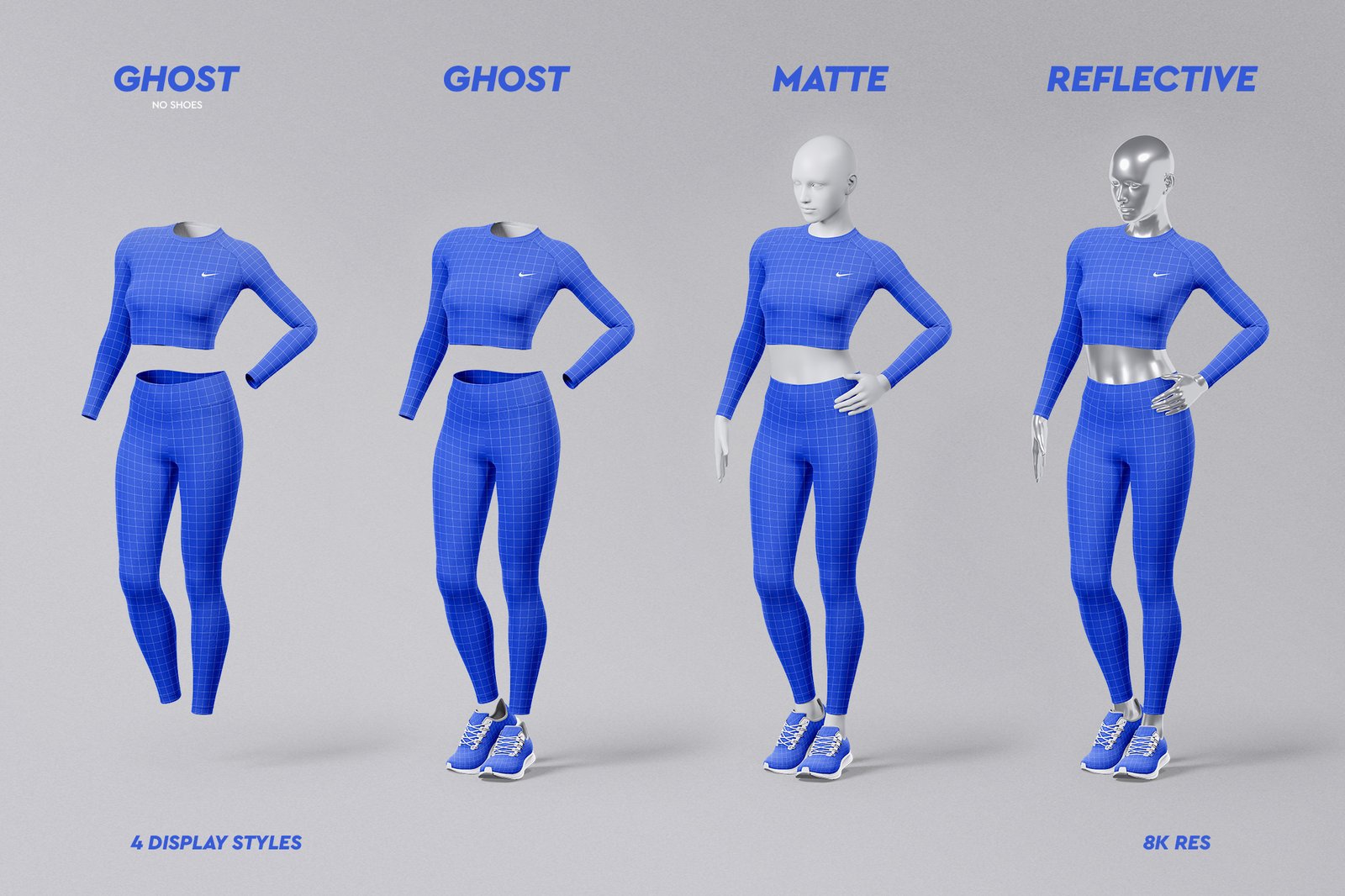 Women's Activewear Mockup Set