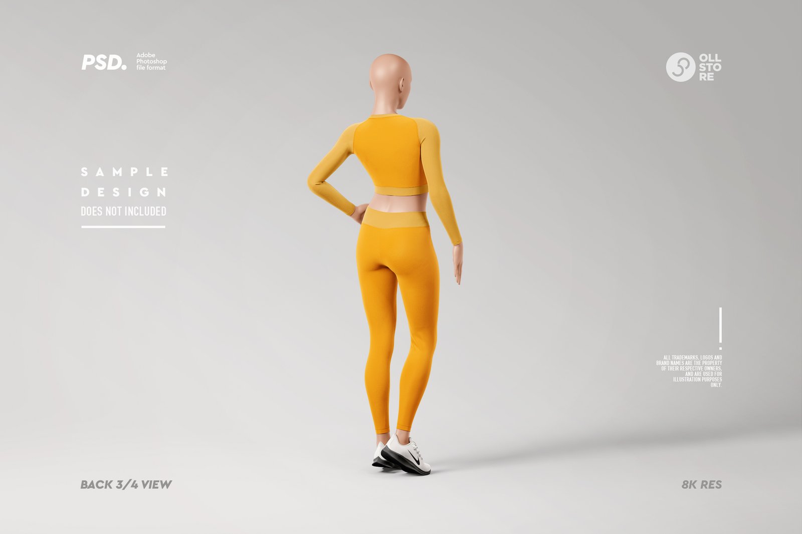 Women's Activewear Mockup Set