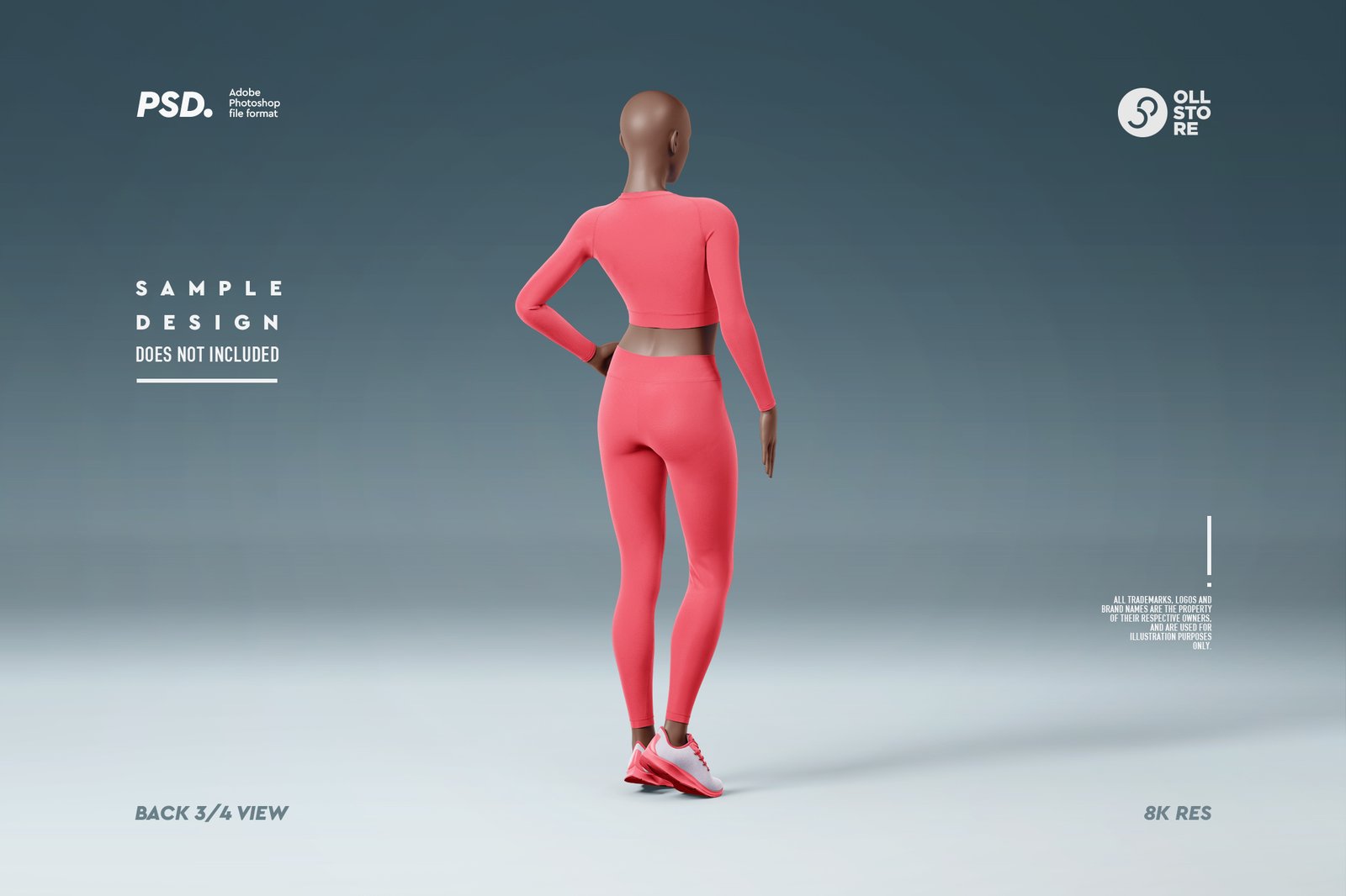 Women's Activewear Mockup Set