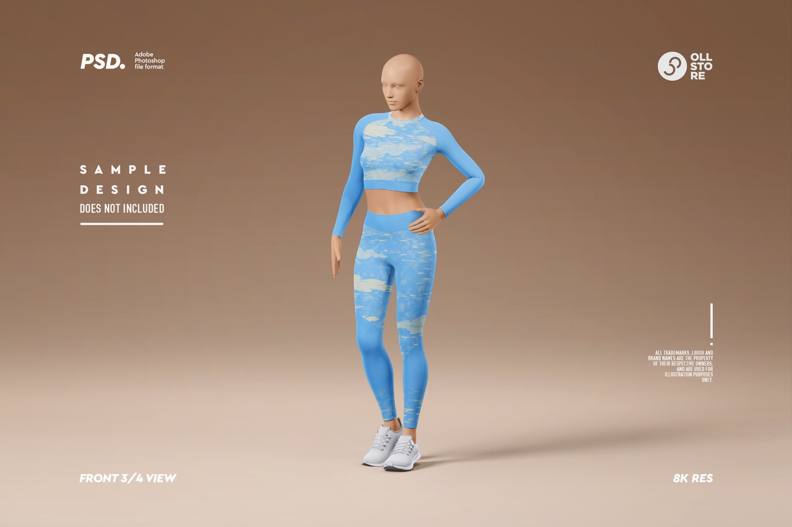 Women's Activewear Mockup Set