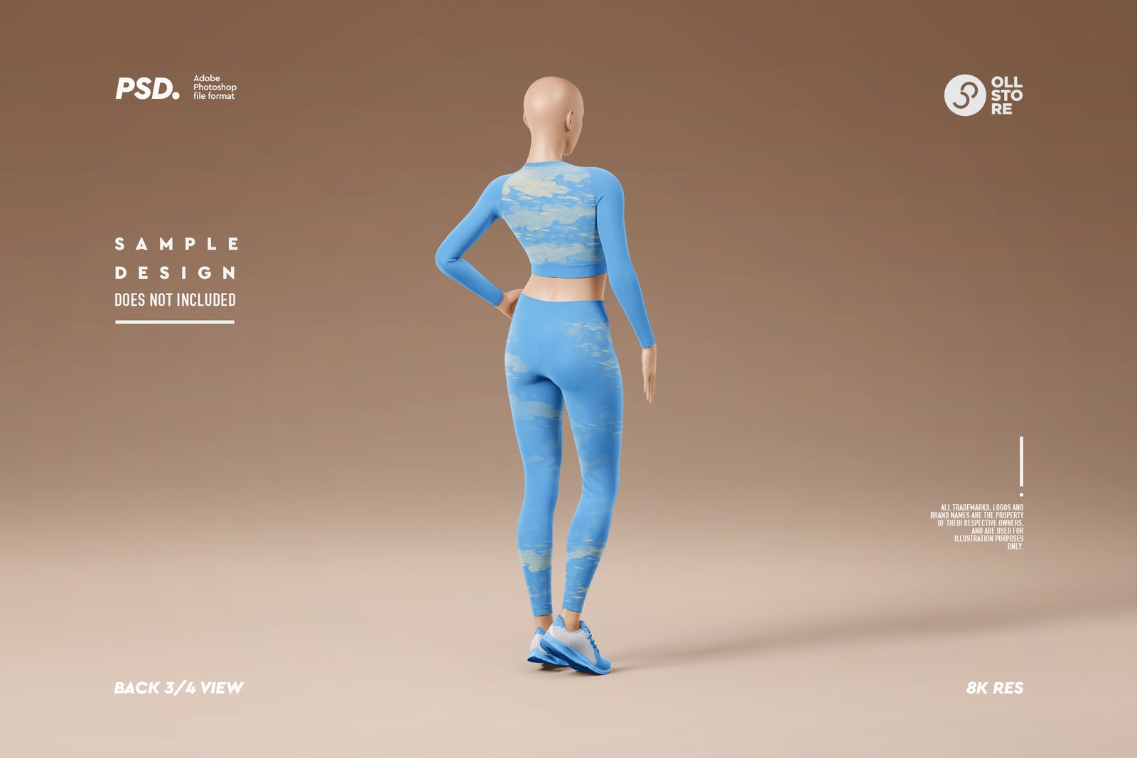 Women's Activewear Mockup Set